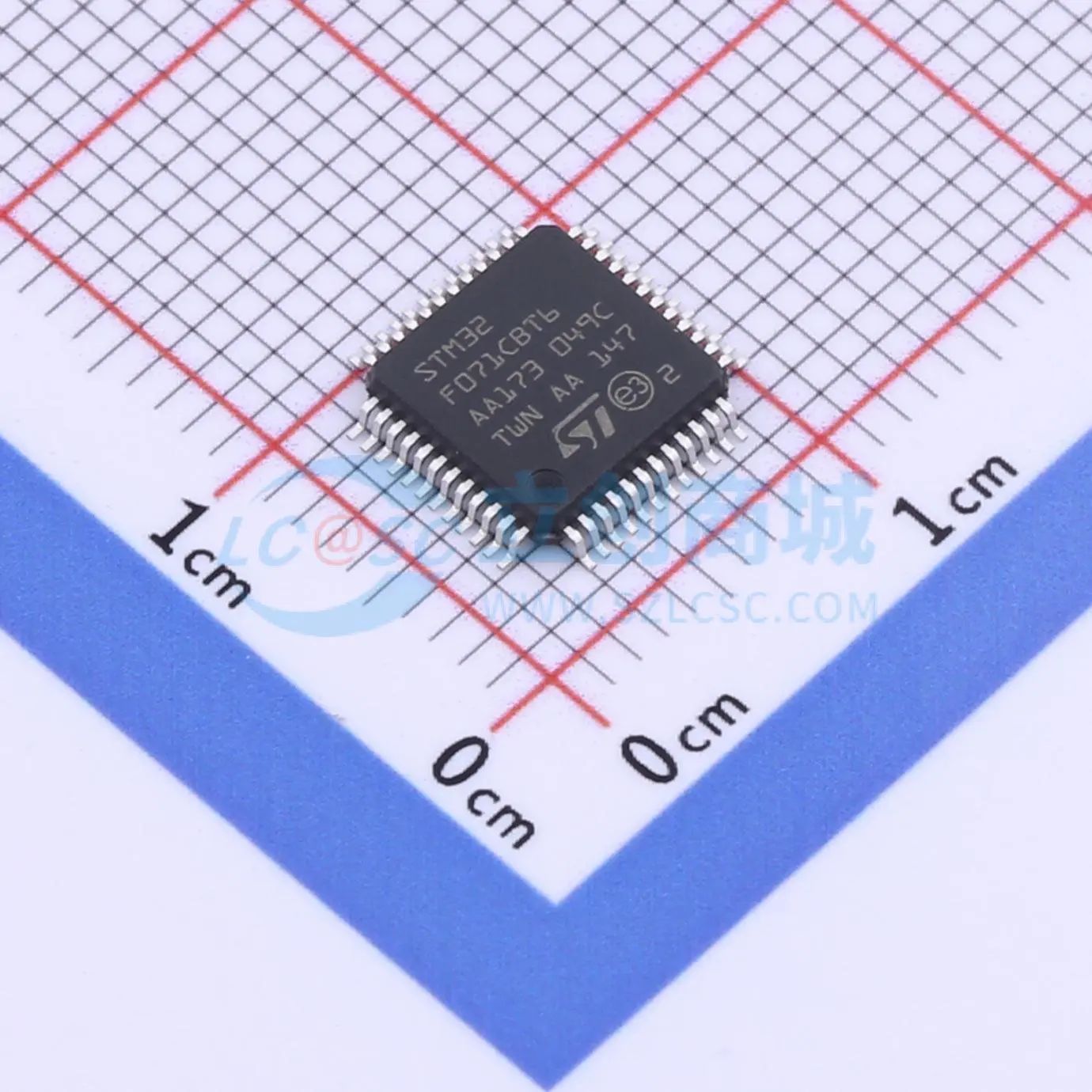 原装正品 STM32F071CBT6TR 封装LQFP-48(7x7) 单片机(MCU/MPU/SOC - 实物图