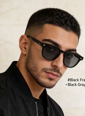 板材方框墨镜大牌女高级感偏光