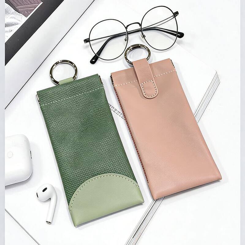 定制logo便携可挂眼镜收纳袋太阳镜墨镜收纳自动闭合袋眼镜挂袋