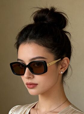 新款马卡龙色系列方形小框太阳镜