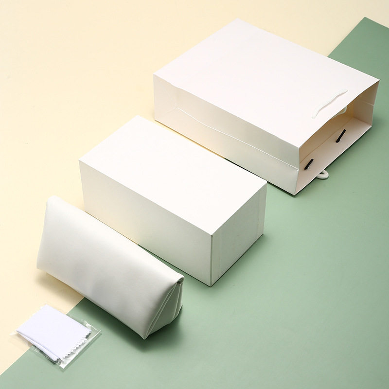 定制logo印GM墨镜皮套眼镜盒子太阳镜收纳袋便携式大号软包礼盒装