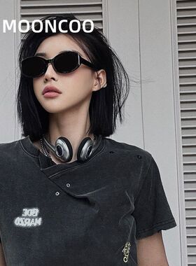 芈蔻复古韩版猫眼大牌墨镜女网