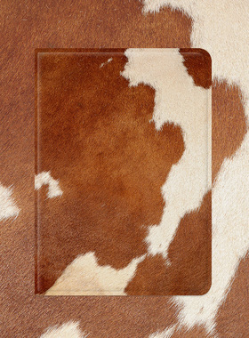 奶牛皮纹插画air4/平板保护套2024ipadpro11/10.2寸/mini6防摔弯