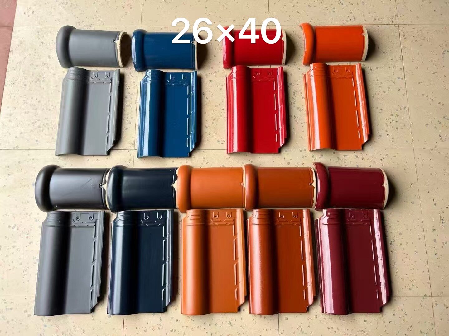 26×40罗曼瓦琉璃瓦别墅屋顶屋顶装饰瓦