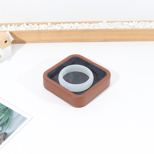 真皮托盘手镯手链看货盘珠宝店用