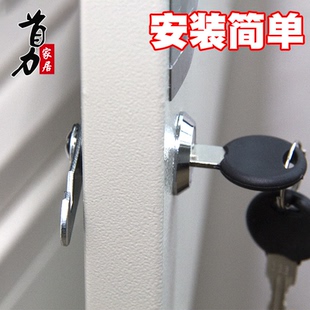 文件柜锁铁皮更衣柜子锁芯员工柜储物柜门锁子信箱通用型转舌锁具
