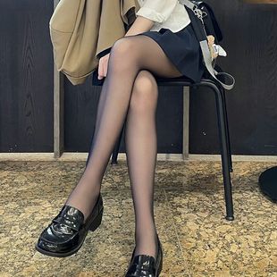 ins潮黑丝连裤 网红防勾丝黑色丝袜女性感超薄光腿神器春秋薄款 袜