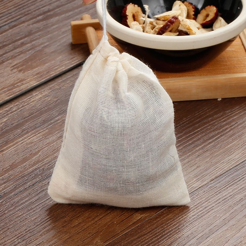 纯棉过滤网袋隔渣袋药包装布袋料包卤包袋泡脚药袋子纱布袋