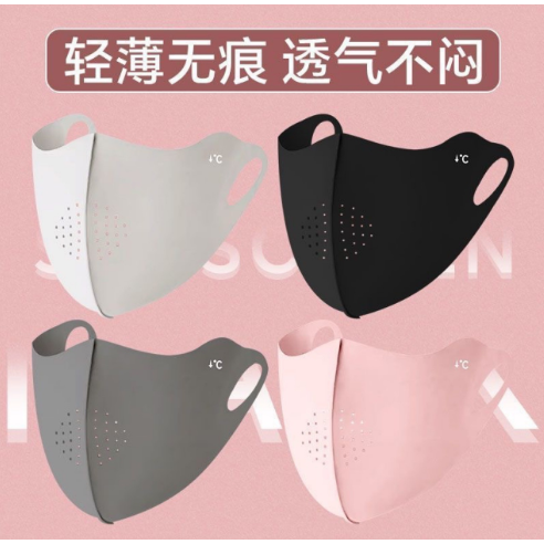 防晒口罩夏季防紫外线女户外运动透气立体护眼角可水洗面罩