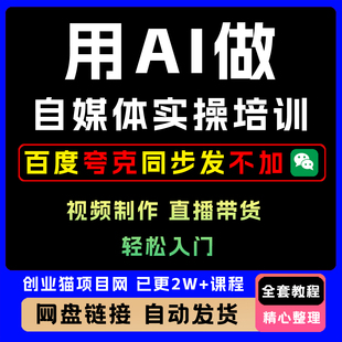 2025普通人用A1做自媒体实操培训新手轻松入门全套视频教程