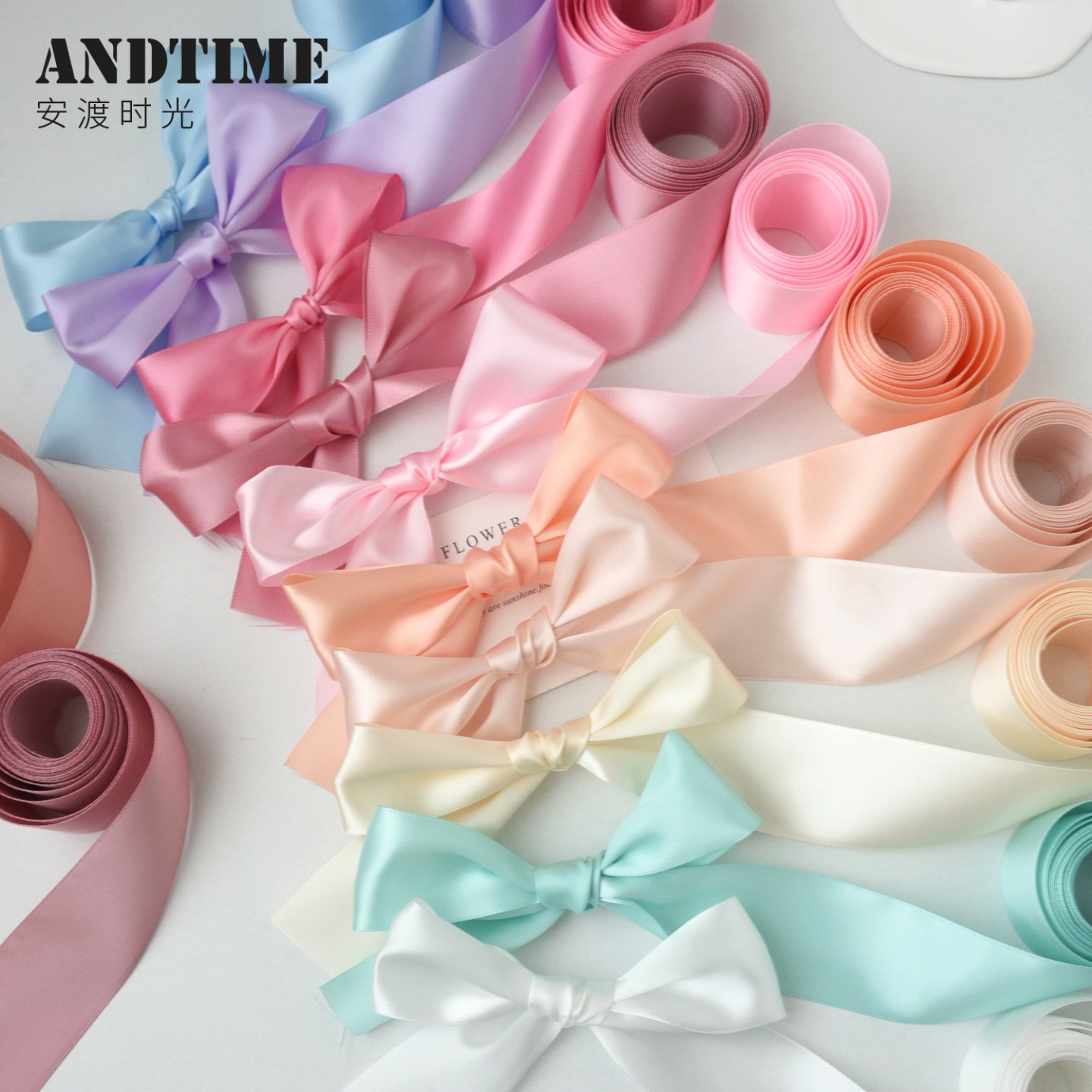 4cm涤纶丝带diy手工蝴蝶结