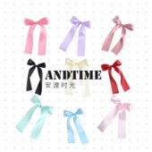 4cm超仙DIY手打缎带蝴蝶结丝带礼品包装 喜糖盒蝴蝶结配饰装 饰成品