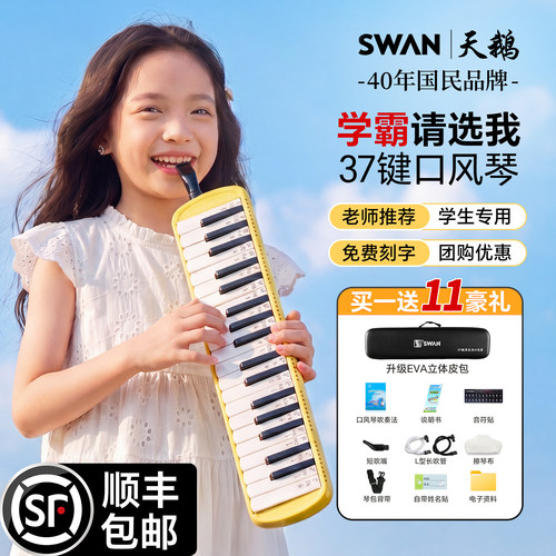天鹅演奏级37键口风琴十大品牌