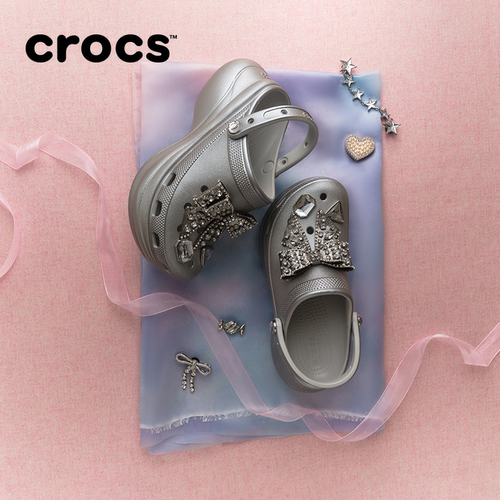 Crocs卡骆驰轻走印花女款洞洞鞋