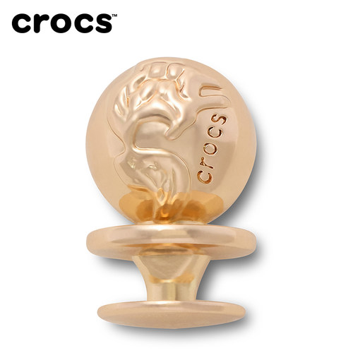 Crocs卡骆驰智必星配件洞洞鞋花 质感3D地球仪