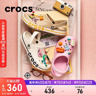 卡骆驰沙滩鞋 女鞋 户外拖鞋 男休闲平底鞋 205089 凉鞋 Crocs洞洞鞋