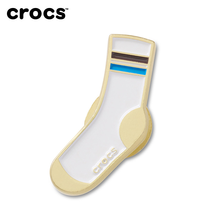 Crocs卡骆驰智必星配件洞洞鞋花 质感Crocs标签 质感Cr