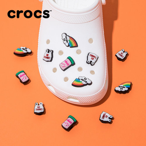 Crocs卡骆驰配饰智必星洞洞鞋花