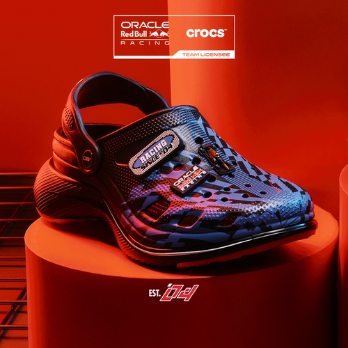 Crocsx Oracle RedBull Racing 复古轻弹洞洞鞋