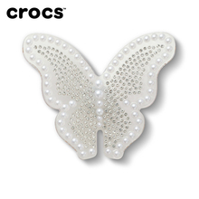Crocs卡骆驰智必星配件洞洞鞋花 珍珠蝴蝶