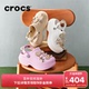 Crocs卡骆驰贝拉洞洞鞋 210062 厚底凉鞋 户外沙滩鞋 包头高跟女鞋