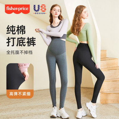 长裤纯棉孕妇打底裤费雪