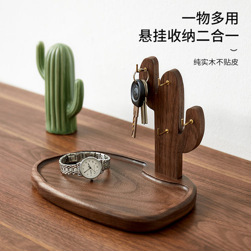 云起香堂木质仙人掌造型