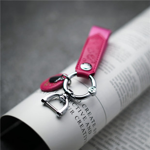 米勒斯钥匙扣简约精致汽车链高级感女生可爱挂饰网红锁匙圈马蹄扣