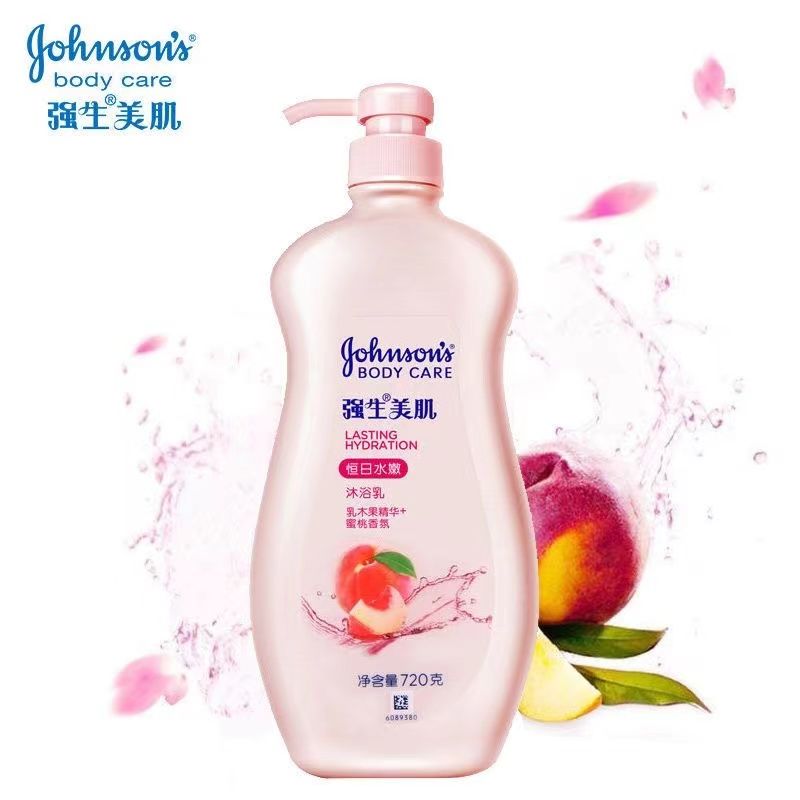 强生美肌沐浴露留香大瓶装恒日水嫩香水沐浴乳水蜜桃香氛洗浴用品