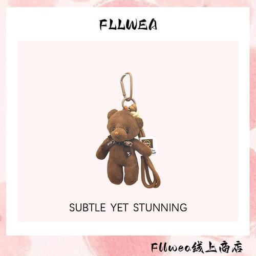 Fllwea网红熊熊包挂件玩偶包包钥匙扣礼物挂饰毛绒高颜值