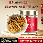 雷允上冬虫夏草精选断草20g自用滋补品泡茶水官方旗舰正品