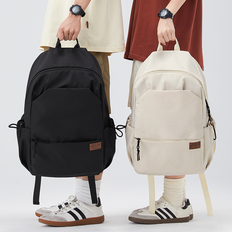 双肩包男日系休闲大容量背包