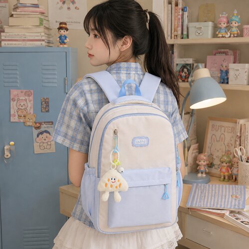 书包初中生女日系大容量双肩包