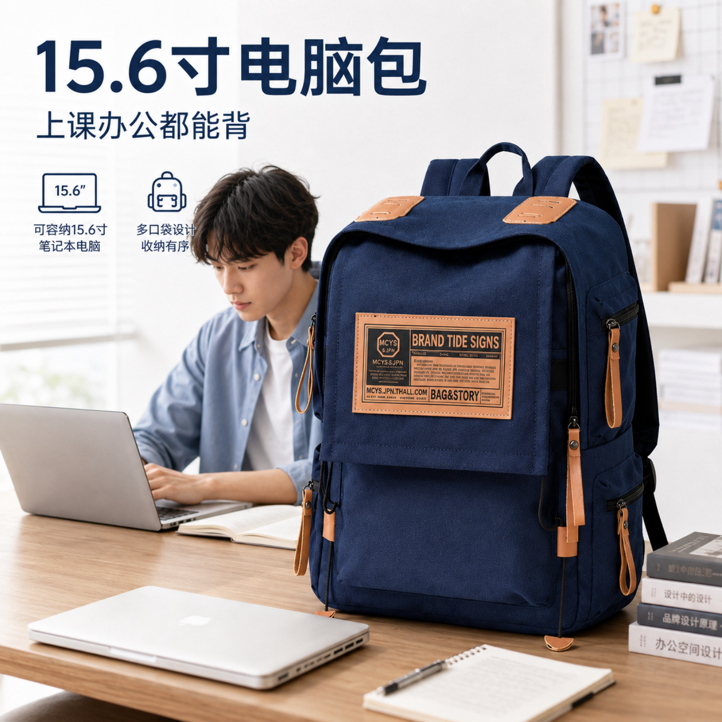 木村耀司双肩包大容量旅行书包男图片
