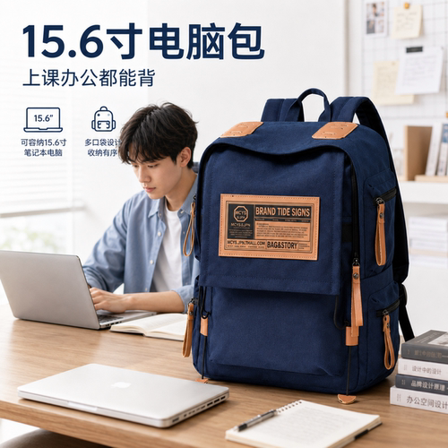 木村耀司双肩包大容量旅行书包男