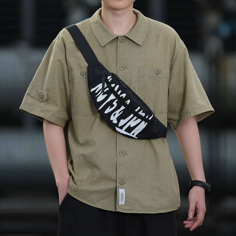 木村耀司胸包背包斜挎包男士腰包潮牌休闲多功能运动男包小单肩包