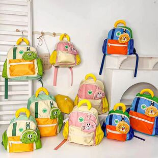 幼儿园儿童双肩包小学生轻便大容量女孩男孩书包出游可爱卡通背包