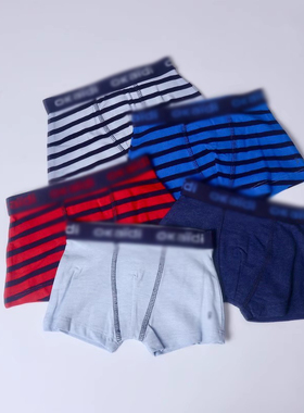 男童纯棉弹力平角内裤套装组合法单柔软舒适男宝宝短裤不夹pp