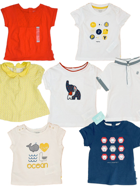 1-36个月宝宝短袖T恤婴童夏季法单OK家男女全棉柔软舒适可爱圆领