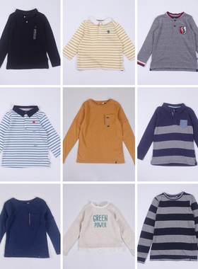 男女童春秋长袖休闲T恤法单儿童柔软舒适全棉圆领衫上衣杂
