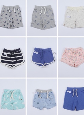 g*p12-24个月宝宝夏季休闲短裤男女童纯棉舒适百搭舒适松紧腰中裤