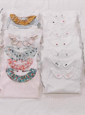 法式婴儿纯棉包屁衣男女宝宝四季舒适洋气百搭连体服三角爬爬服