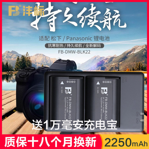 沣标BLK22松下S5电池相机充电器