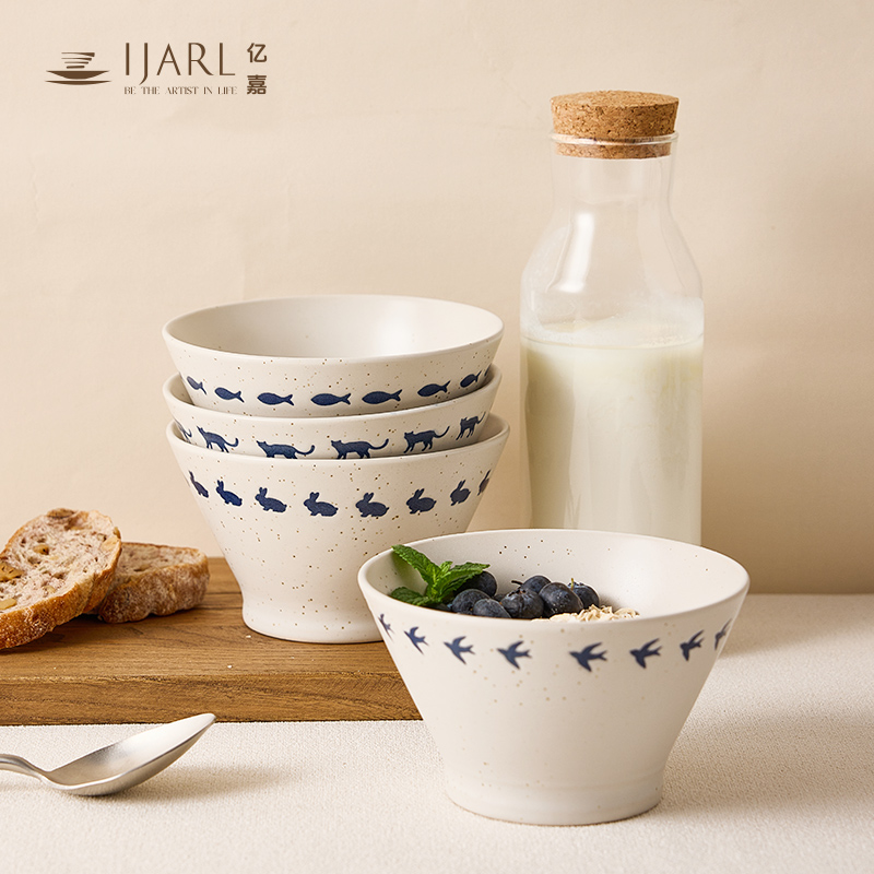 日式斗笠碗家用高颜值面碗