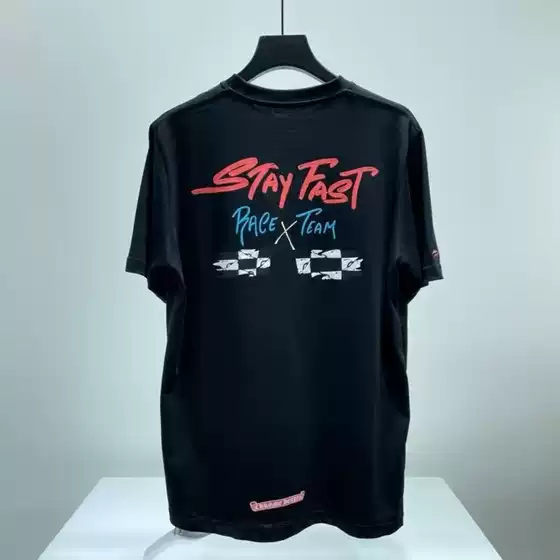 Trendy Brand 2026 New Pocket Print Sanskrit Letter Simple Unisex Fashion Casual Pure Cotton Short-Sleeve T-Shirt