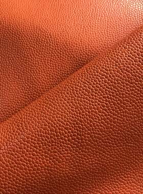 进口头层牛皮水晶鱼子酱 橙色/蓝色 1.2mm 20-25尺 330张