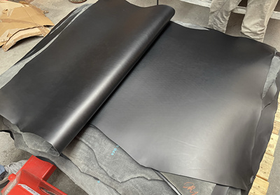 非国产！高性价比！意大利进口黑色植鞣牛皮双肩皮3.0mm大货