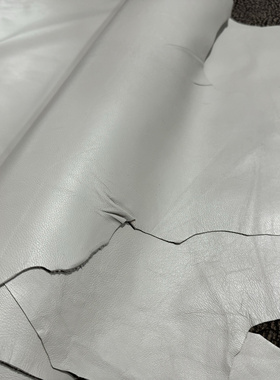 意大利depa pelli工厂 浅灰色羊皮 0.8mm 6-8尺 内里皮 68/张