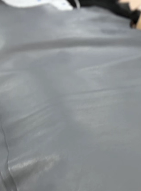 灰色系列！手感顺滑！颜色齐意大利CTC半开牛皮1.4mm 灰色皮料