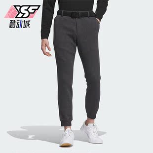男士 Adidas 阿迪达斯正品 新款 IA2616 针织束脚高尔夫运动裤
